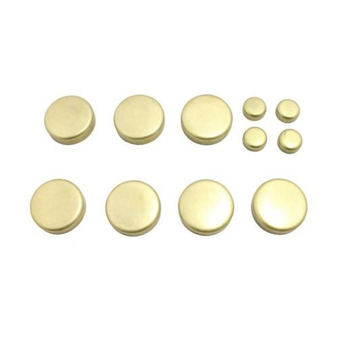 Brass Freeze Plug Set - 1993 Ford F Super Duty 7.3L Engine Parts # FPS4286ZE24