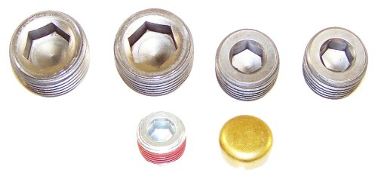 Brass Freeze Plug Set - 1998 Ford Contour 2.5L Engine Parts # FPS458ZE4