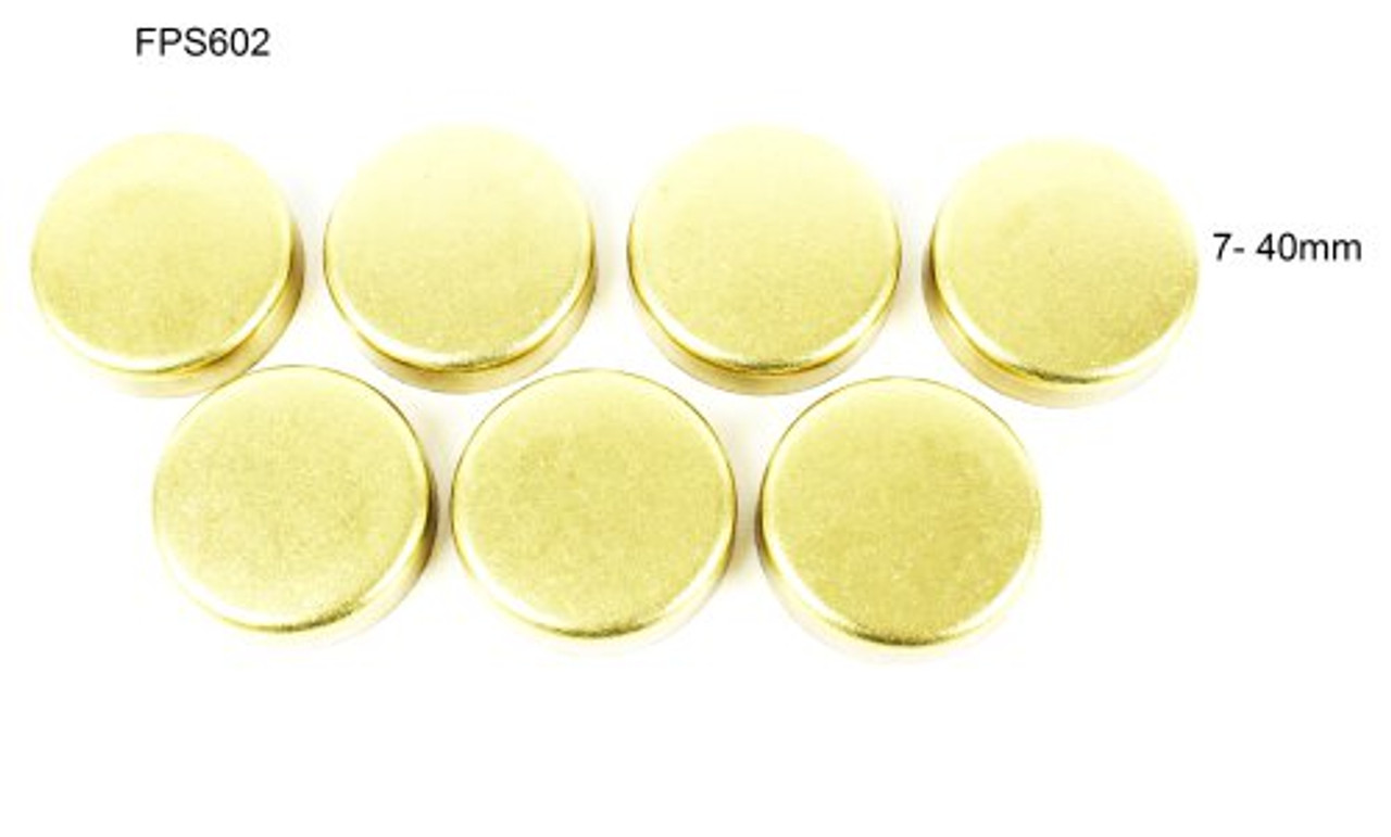 Brass Freeze Plug Set - 1993 Nissan D21 2.4L Engine Parts # FPS602ZE28