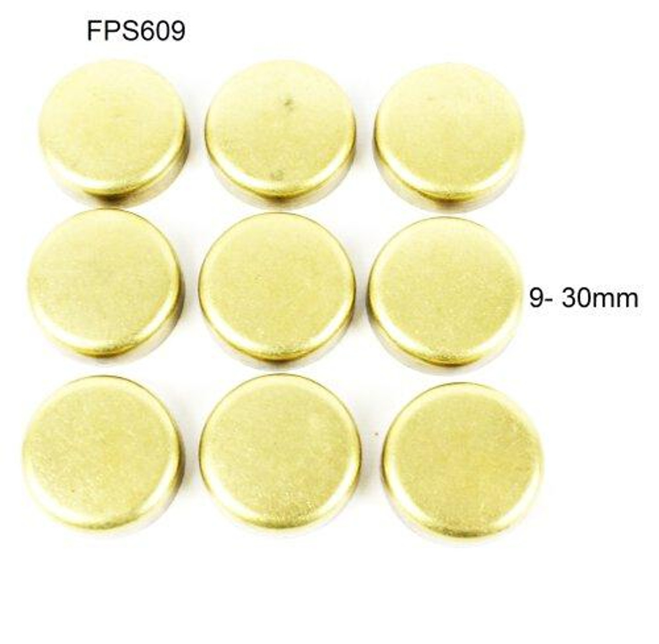 Brass Freeze Plug Set - 1985 Nissan 200SX 2.0L Engine Parts # FPS609ZE7