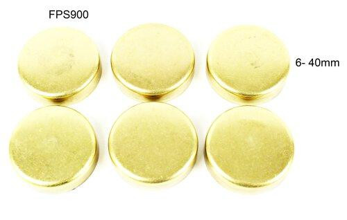 Brass Freeze Plug Set - 1986 Toyota Pickup 2.4L Engine Parts # FPS900ZE18