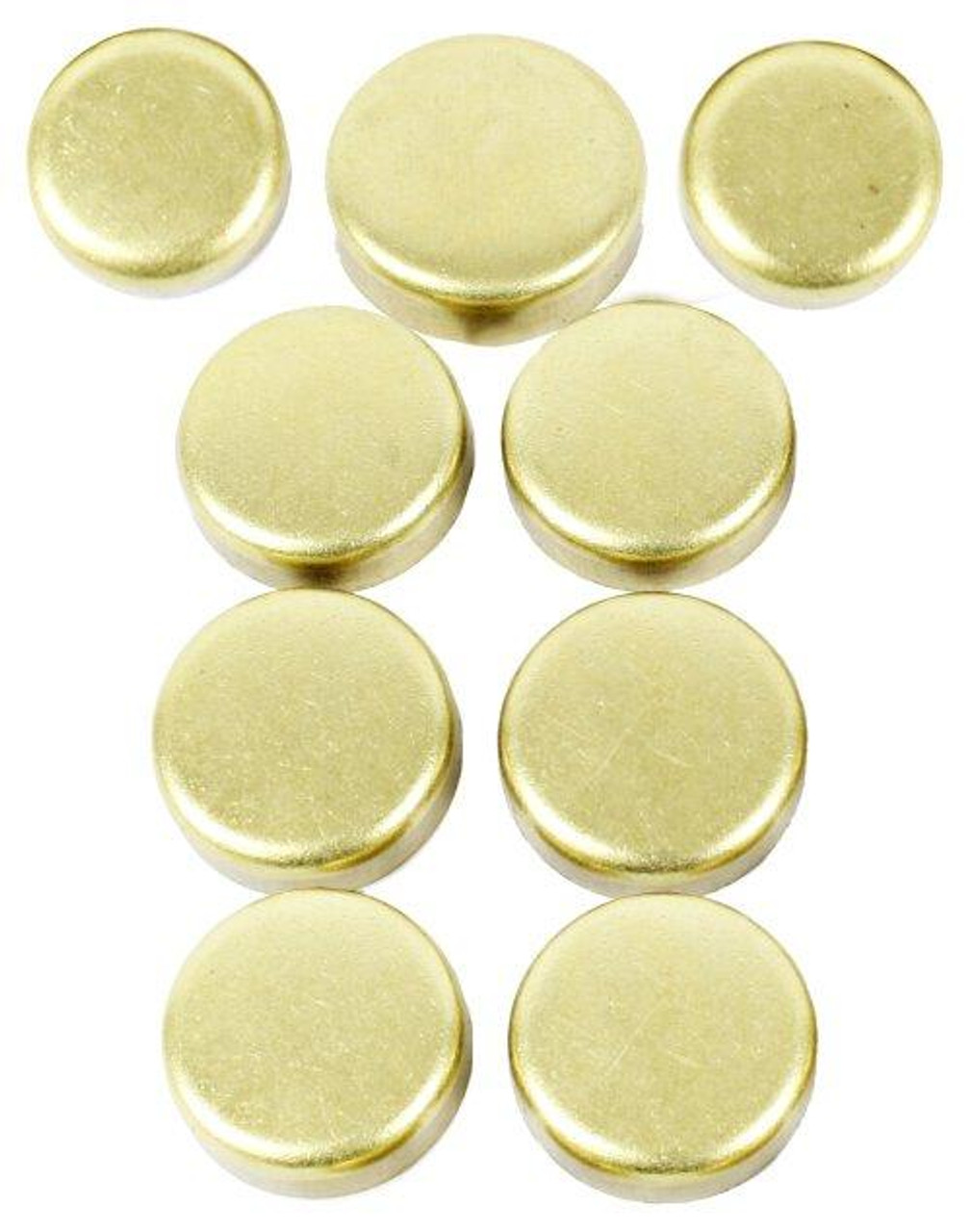 Brass Freeze Plug Set - 1987 Toyota Tercel 1.5L Engine Parts # FPS903ZE8