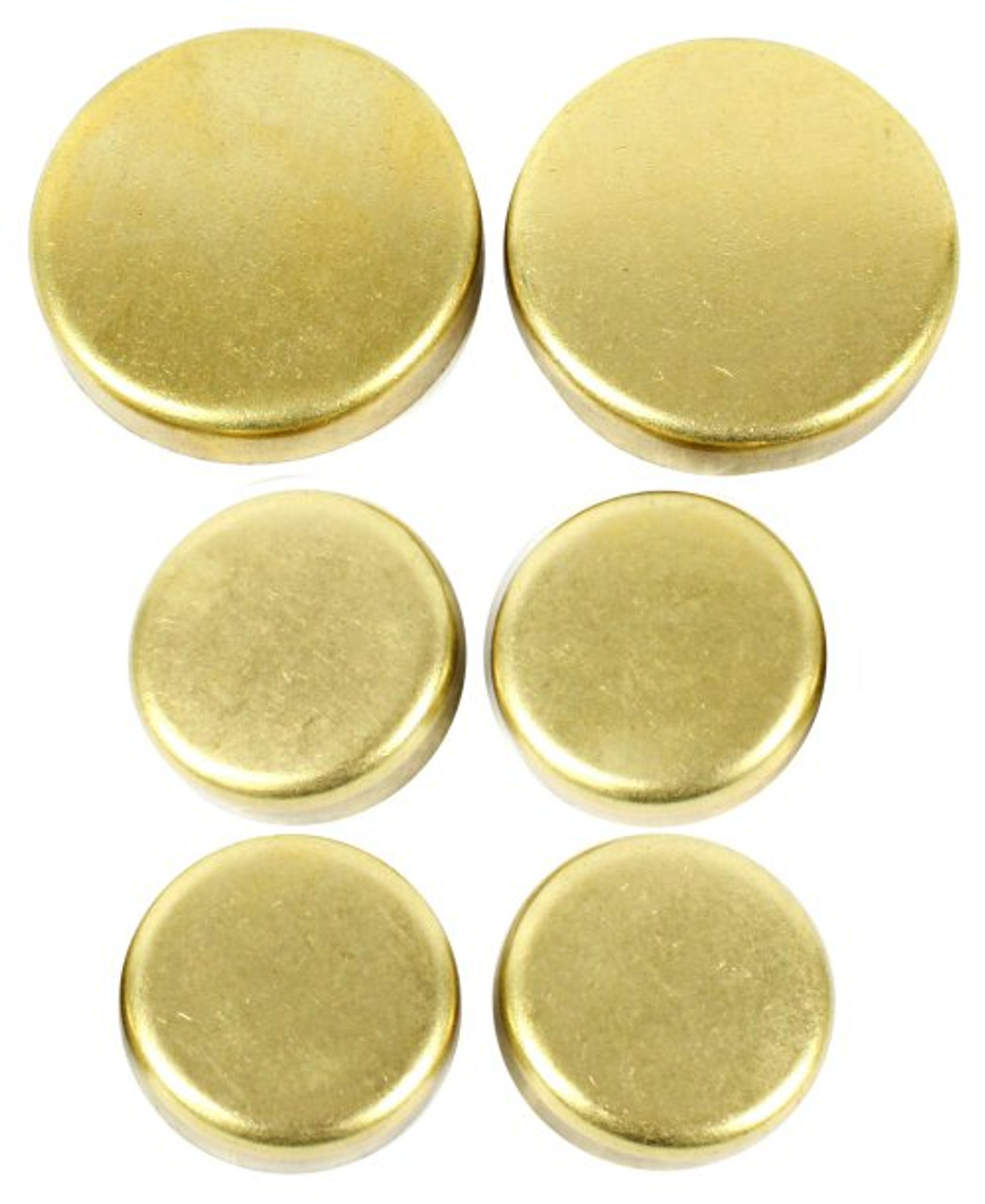 Brass Freeze Plug Set - 1988 Toyota Van 2.2L Engine Parts # FPS937ZE4