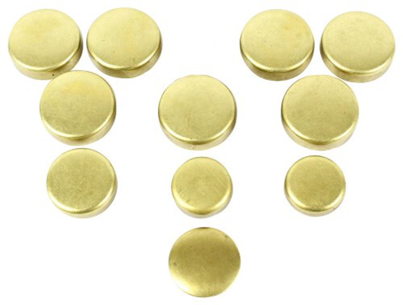 Brass Freeze Plug Set - 1985 Toyota Cressida 2.8L Engine Parts # FPS942ZE3