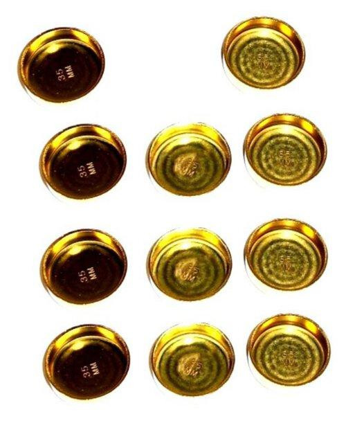 Brass Freeze Plug Set - 2001 Toyota Tacoma 3.4L Engine Parts # FPS950ZE46