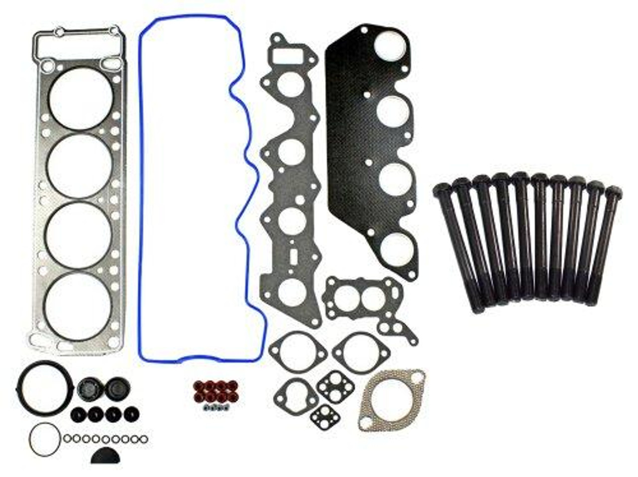 Head Gasket Set with Head Bolt Kit - 1987 Chrysler Conquest 2.6L Engine Parts # HGB101ZE1