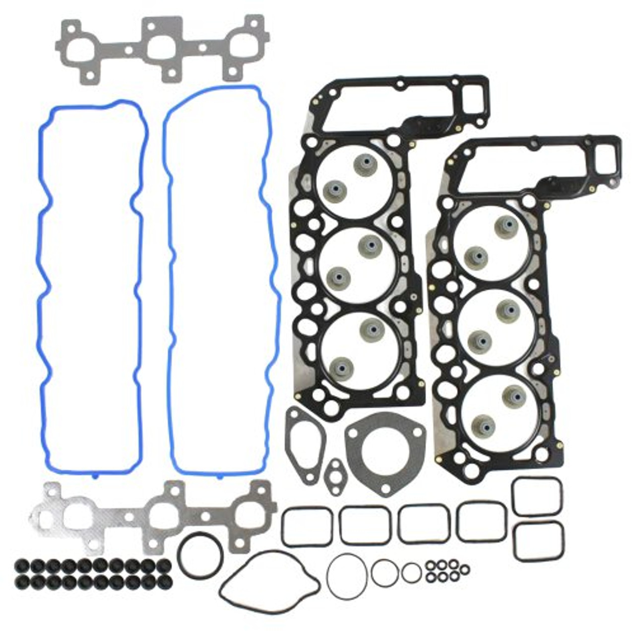 Head Gasket Set with Head Bolt Kit - 2009 Jeep Grand Cherokee 3.7L Engine Parts # HGB1106ZE32