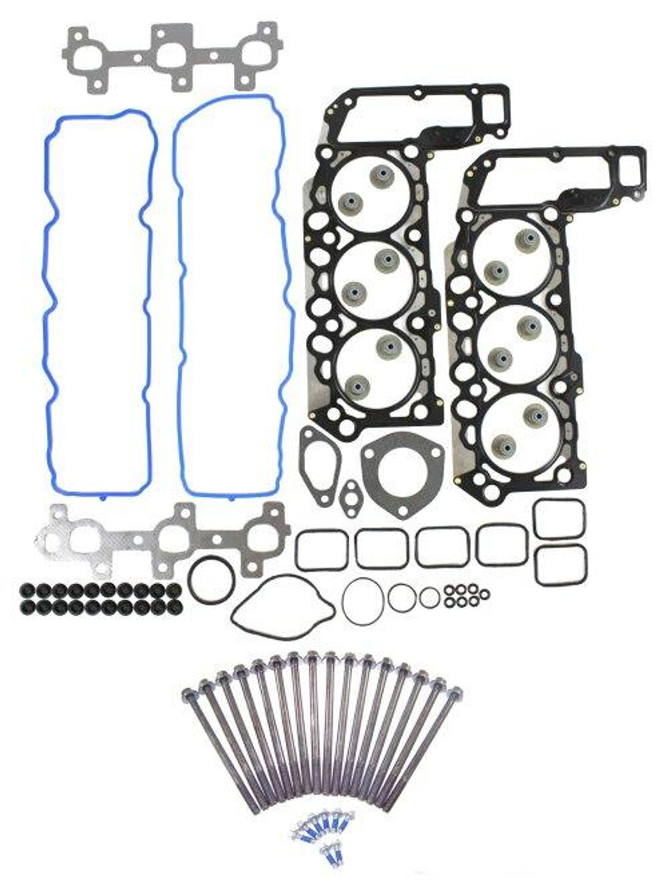 Head Gasket Set with Head Bolt Kit - 2010 Jeep Grand Cherokee 3.7L Engine Parts # HGB1106ZE33