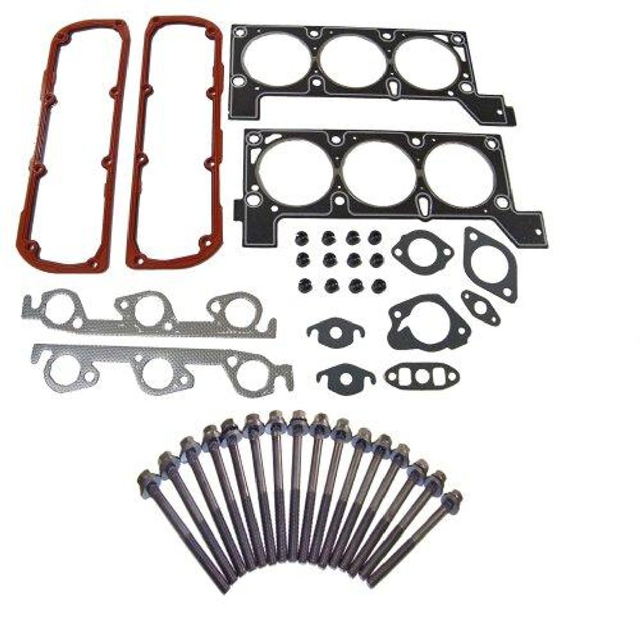 Head Gasket Set with Head Bolt Kit - 1998 Dodge Grand Caravan 3.8L Engine Parts # HGB11071ZE9