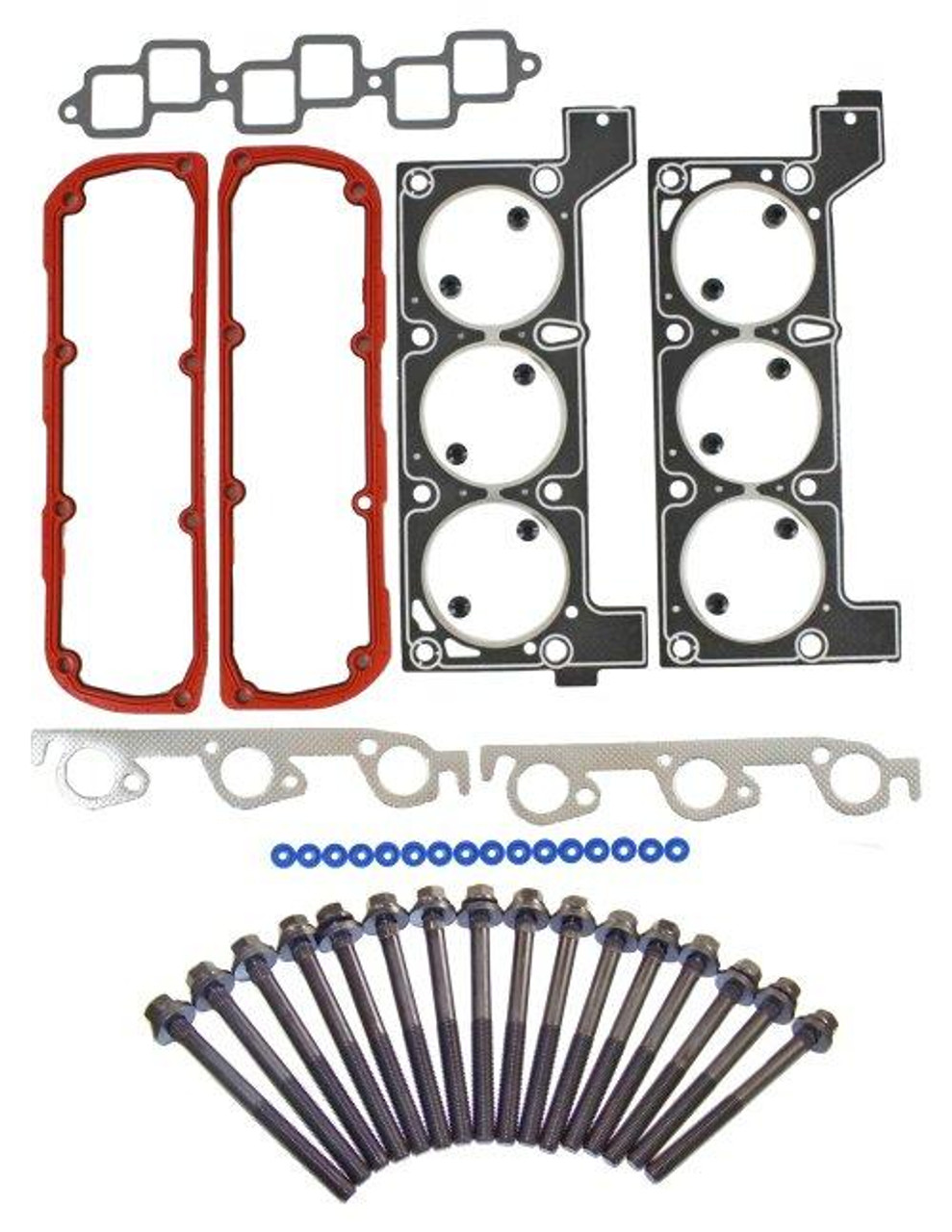 Head Gasket Set with Head Bolt Kit - 1999 Plymouth Grand Voyager 3.8L Engine Parts # HGB1108ZE9