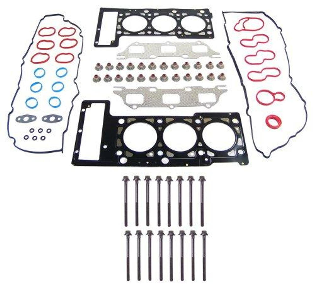 Head Gasket Set with Head Bolt Kit - 2010 Chrysler 300 2.7L Engine Parts # HGB116ZE6