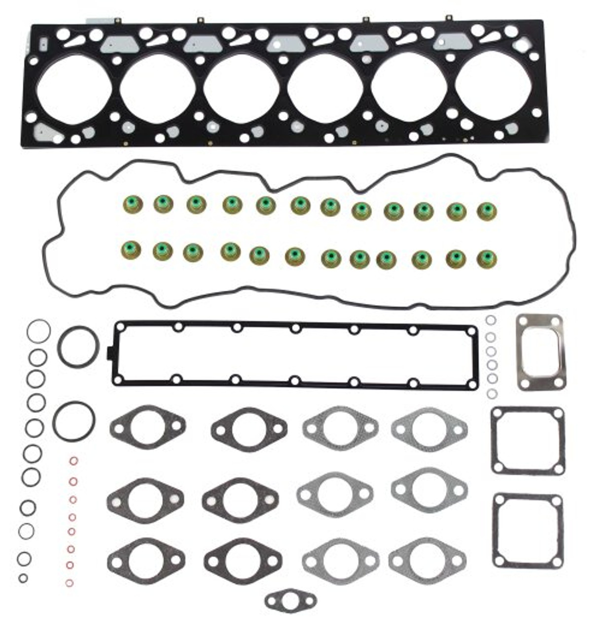 Head Gasket Set with Head Bolt Kit - 2003 Dodge Ram 2500 5.9L Engine Parts # HGB1166ZE1