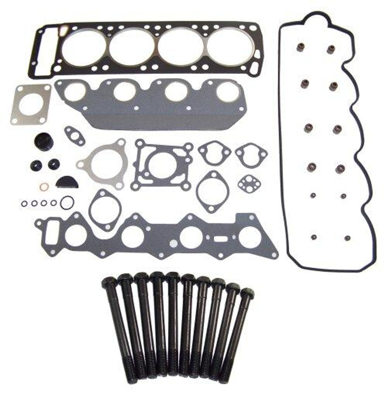 Head Gasket Set with Head Bolt Kit - 1989 Chrysler Conquest 2.6L Engine Parts # HGB117ZE3