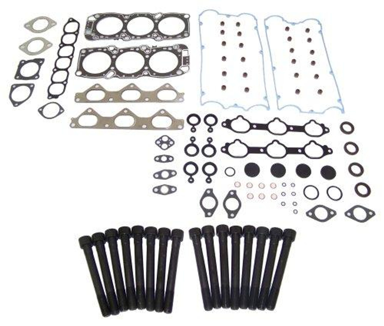 Head Gasket Set with Head Bolt Kit - 1992 Mitsubishi 3000GT 3.0L Engine Parts # HGB126ZE13
