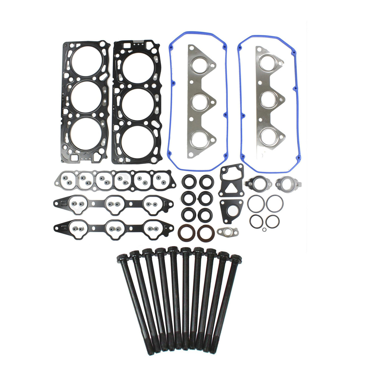 Head Gasket Set with Head Bolt Kit - 1998 Mitsubishi Montero Sport 3.0L Engine Parts # HGB130ZE2