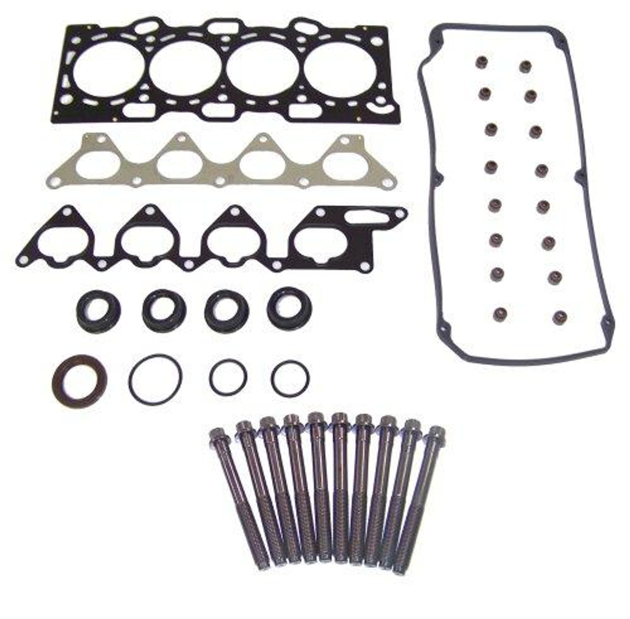 Head Gasket Set with Head Bolt Kit - 1999 Mitsubishi Mirage 1.8L Engine Parts # HGB157ZE3