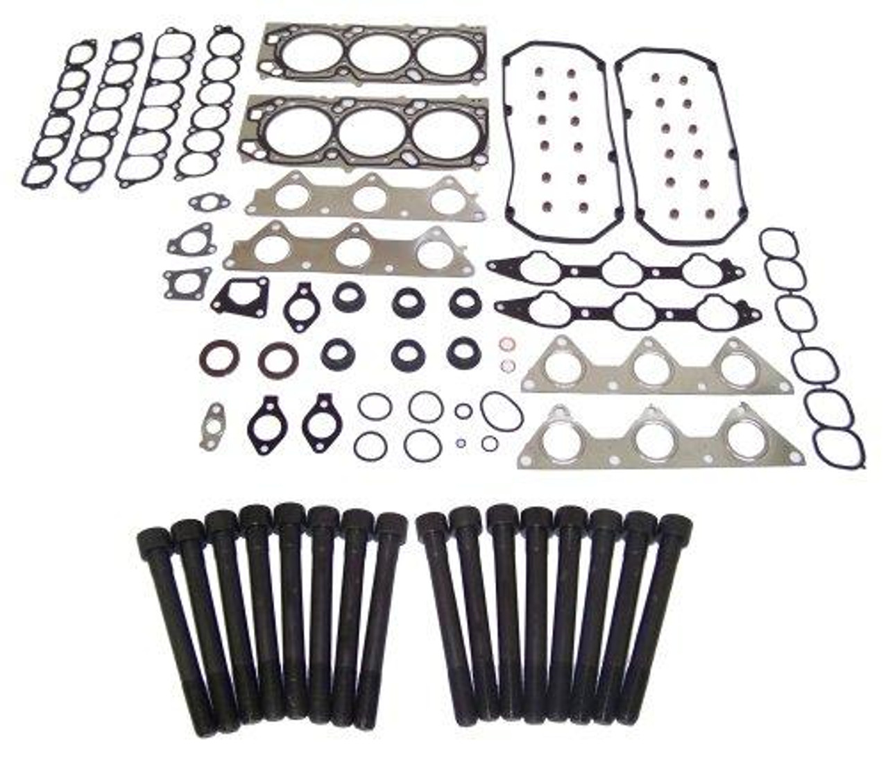 Head Gasket Set with Head Bolt Kit - 2006 Mitsubishi Galant 3.8L Engine Parts # HGB161ZE9