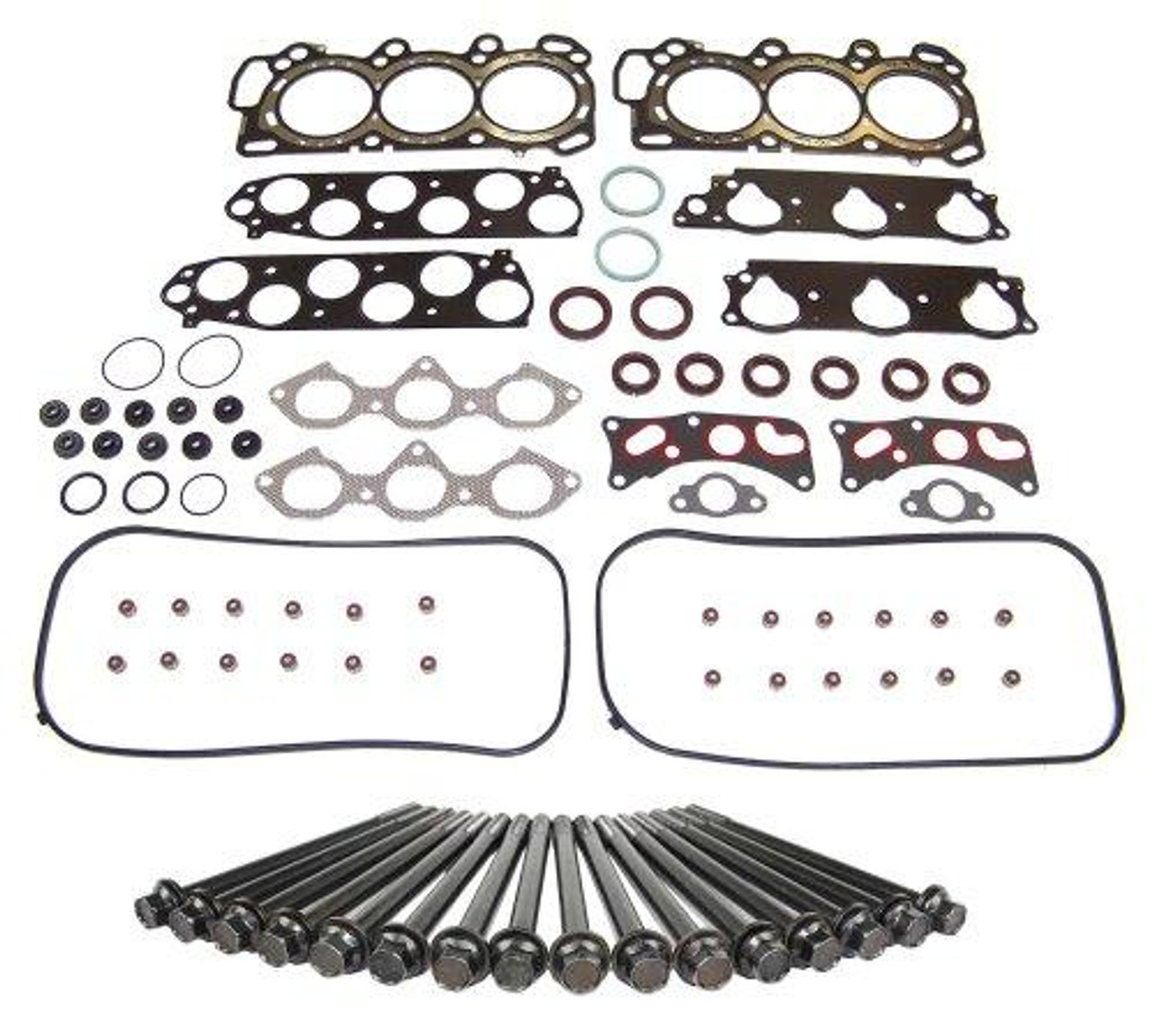 Head Gasket Set with Head Bolt Kit - 2002 Acura CL 3.2L Engine Parts # HGB2601ZE2