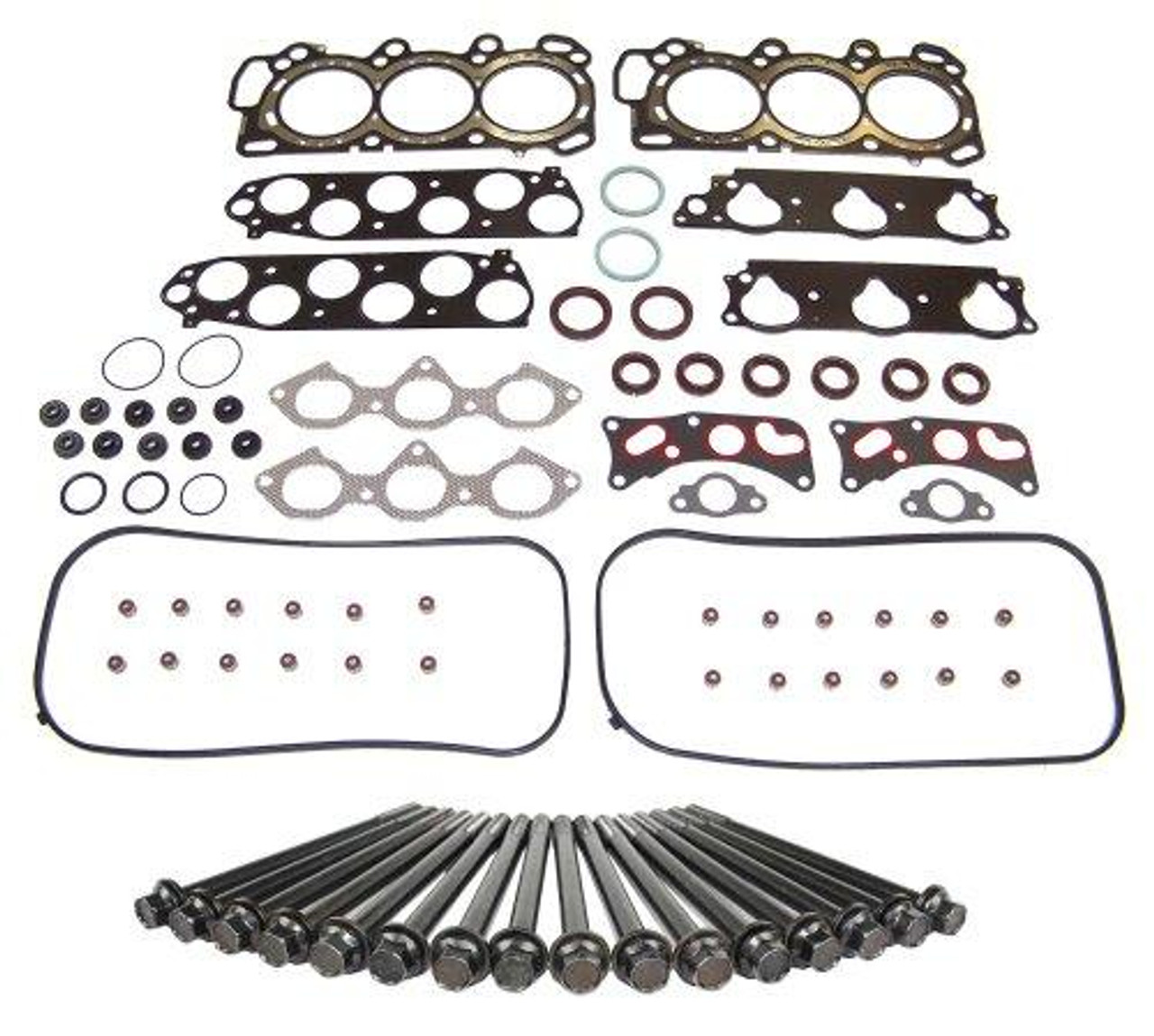 Head Gasket Set with Head Bolt Kit - 2002 Acura MDX 3.5L Engine Parts # HGB2601ZE5