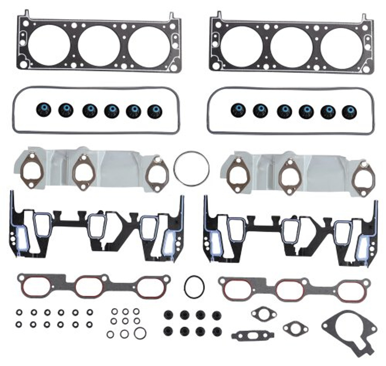 Head Gasket Set with Head Bolt Kit - 2002 Buick Rendezvous 3.4L Engine Parts # HGB31181ZE1