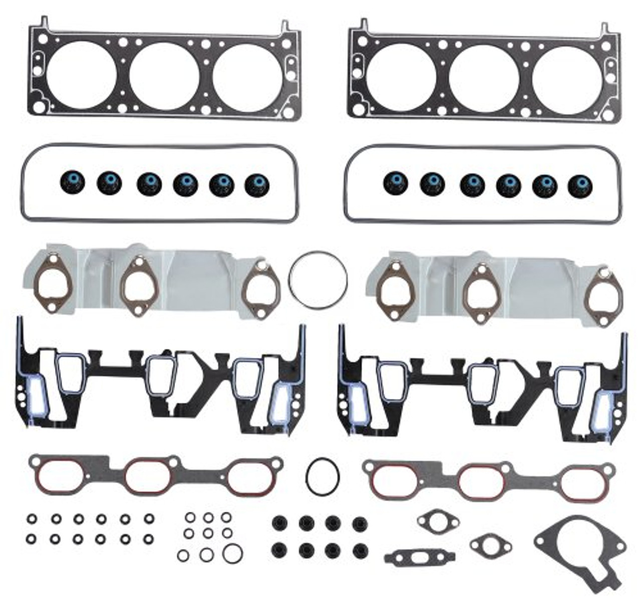 Head Gasket Set with Head Bolt Kit - 2001 Chevrolet Impala 3.4L Engine Parts # HGB31181ZE4