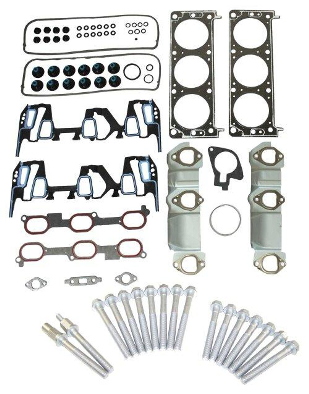 Head Gasket Set with Head Bolt Kit - 2002 Oldsmobile Silhouette 3.4L Engine Parts # HGB31181ZE13