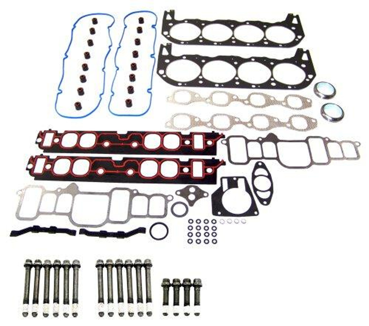 Head Gasket Set with Head Bolt Kit - 1999 Chevrolet C2500 7.4L Engine Parts # HGB3174ZE8