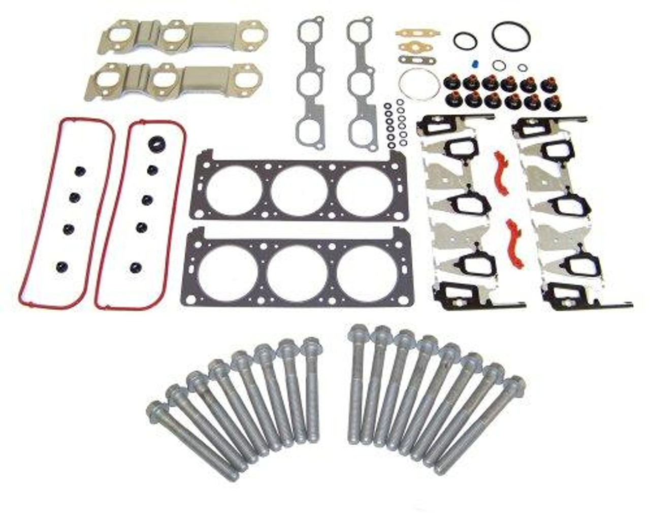 Head Gasket Set with Head Bolt Kit - 2005 Buick Terraza 3.5L Engine Parts # HGB320ZE1