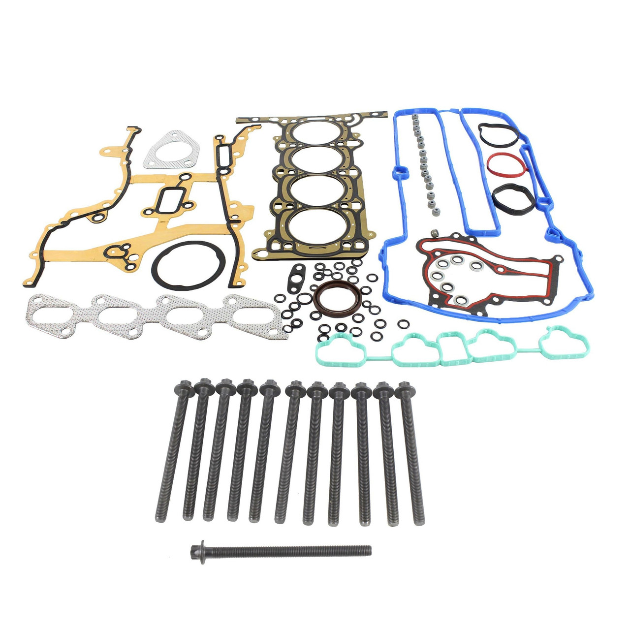 Head Gasket Set with Head Bolt Kit - 2012 Chevrolet Cruze 1.4L Engine Parts # HGB343ZE13