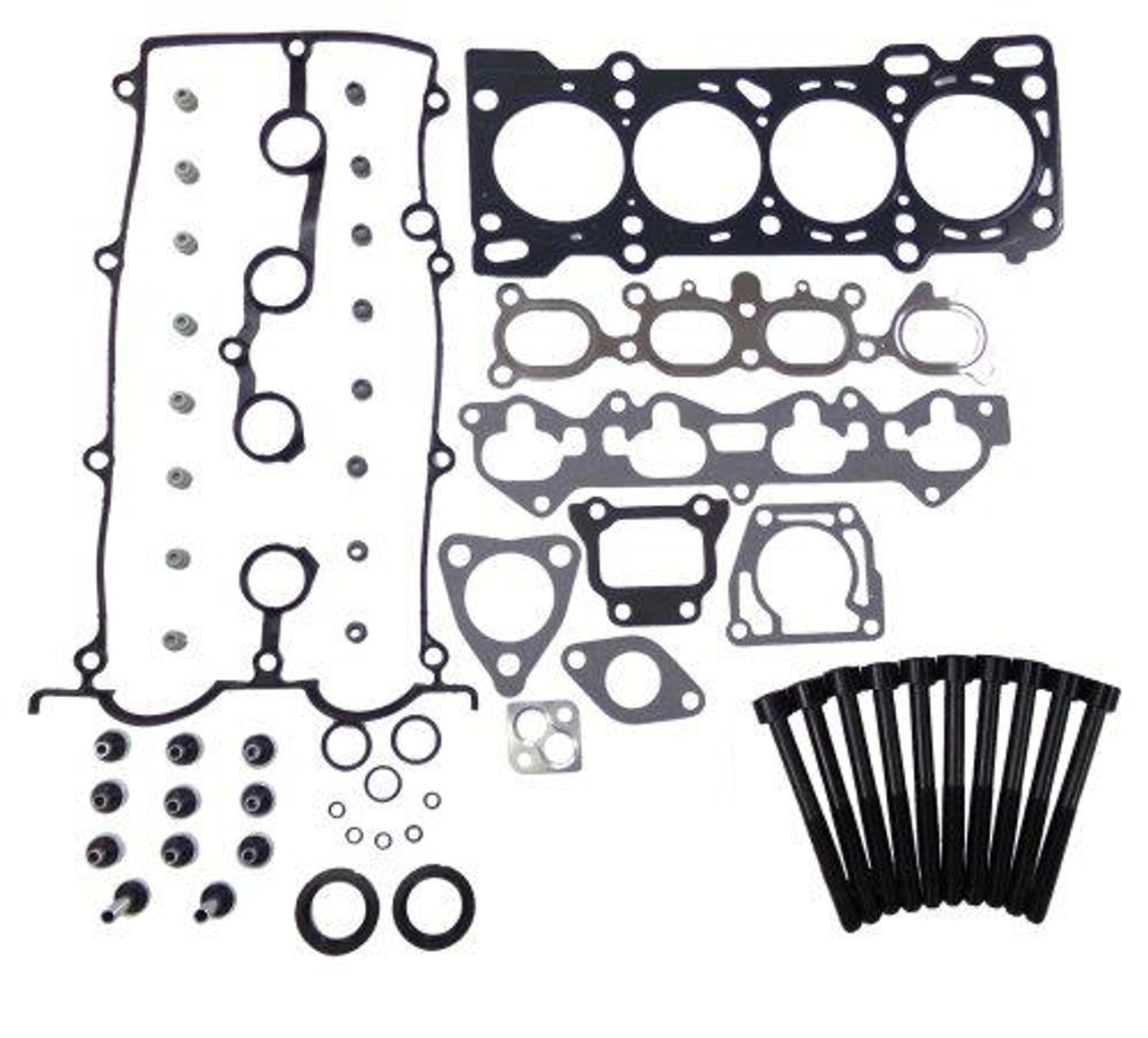 Head Gasket Set with Head Bolt Kit - 2000 Mazda Protege 1.8L Engine Parts # HGB4026ZE2