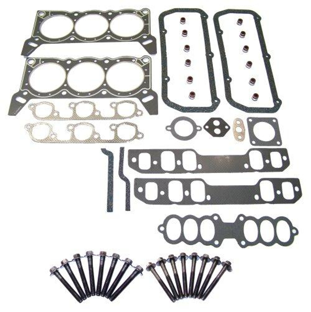Head Gasket Set with Head Bolt Kit - 1991 Lincoln Continental 3.8L Engine Parts # HGB4133ZE8