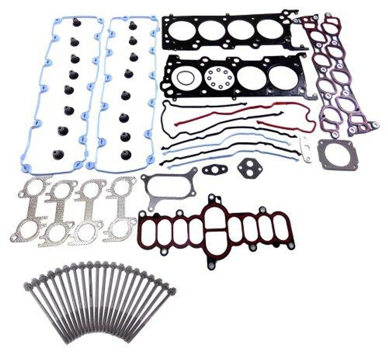 Head Gasket Set with Head Bolt Kit - 1997 Ford Expedition 4.6L Engine Parts # HGB4149ZE6