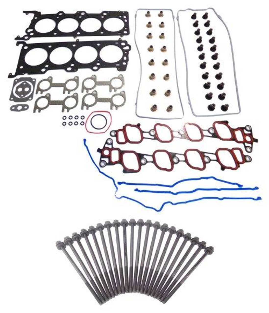Head Gasket Set with Head Bolt Kit - 2002 Mercury Grand Marquis 4.6L Engine Parts # HGB4153ZE7