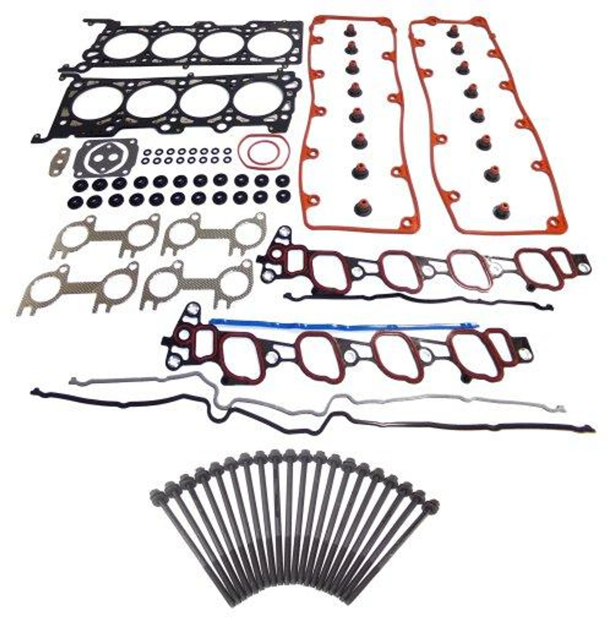 Head Gasket Set with Head Bolt Kit - 2007 Mercury Grand Marquis 4.6L Engine Parts # HGB4156ZE17