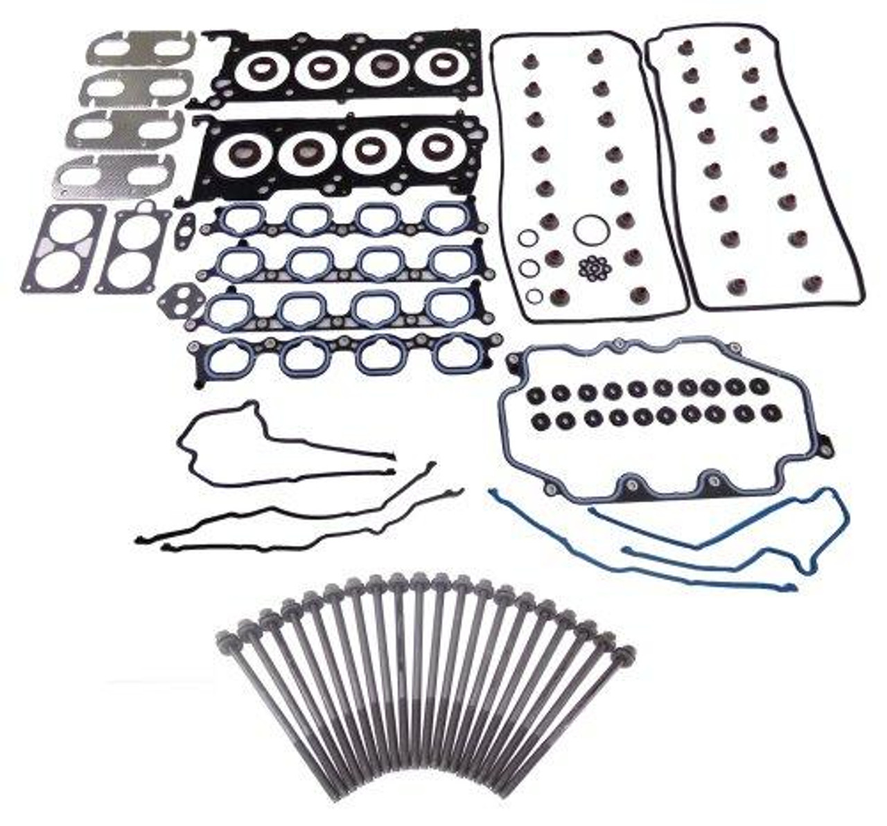 Head Gasket Set with Head Bolt Kit - 2002 Qvale Mangusta 4.6L Engine Parts # HGB4171ZE18