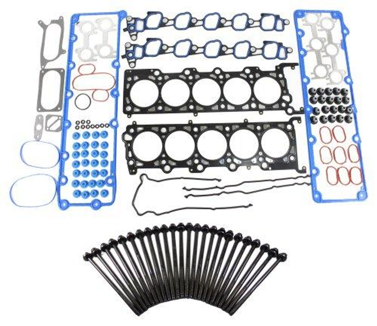 Head Gasket Set with Head Bolt Kit - 2008 Ford E-450 Super Duty 6.8L Engine Parts # HGB4184ZE22