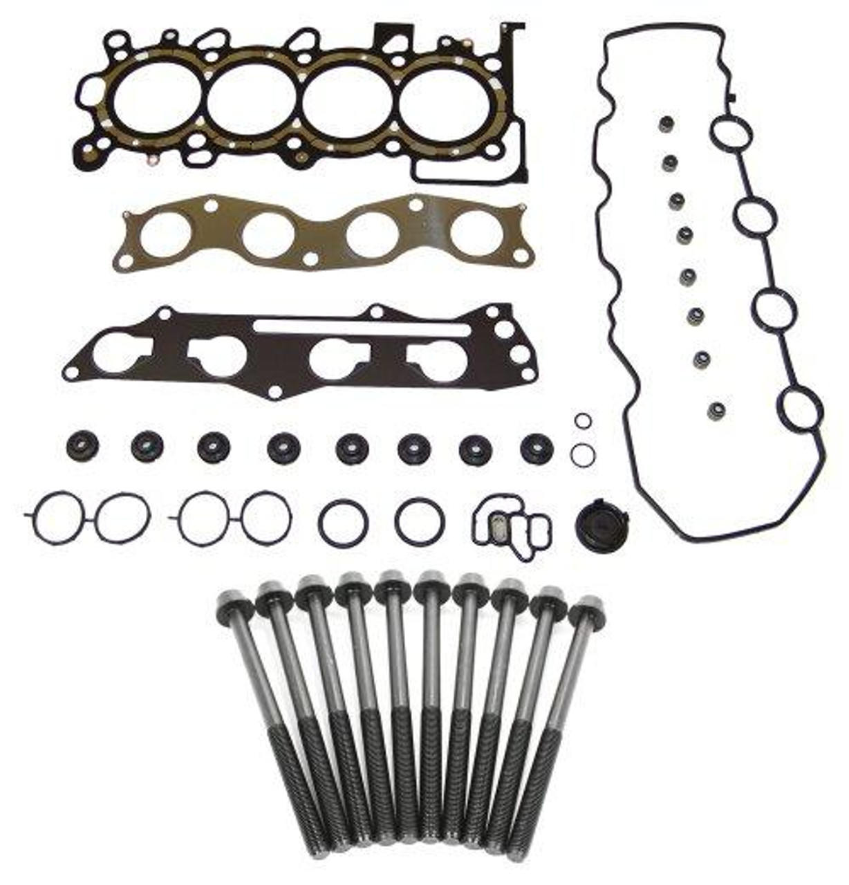 Head Gasket Set with Head Bolt Kit - 2006 Ford Focus 2.0L Engine Parts # HGB432ZE2
