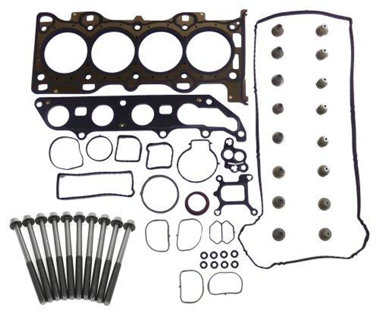 Head Gasket Set with Head Bolt Kit - 2006 Ford Fusion 2.3L Engine Parts # HGB462ZE1