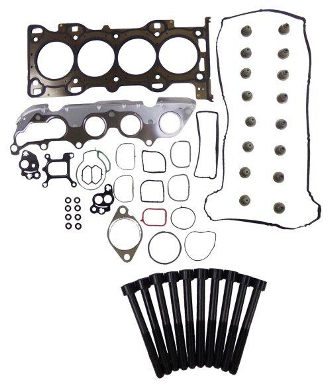 Head Gasket Set with Head Bolt Kit - 2010 Ford Focus 2.0L Engine Parts # HGB465ZE6