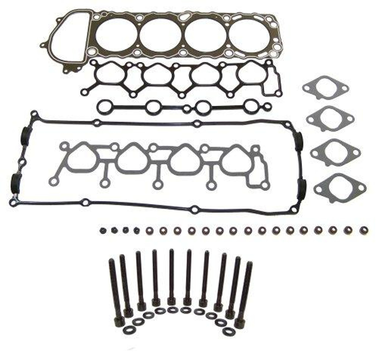 Head Gasket Set with Head Bolt Kit - 1998 Nissan Altima 2.4L Engine Parts # HGB625ZE1