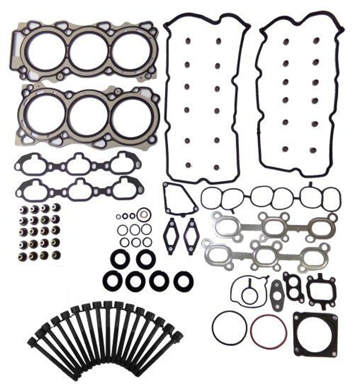 Head Gasket Set with Head Bolt Kit - 2000 Nissan Maxima 3.0L Engine Parts # HGB643ZE3