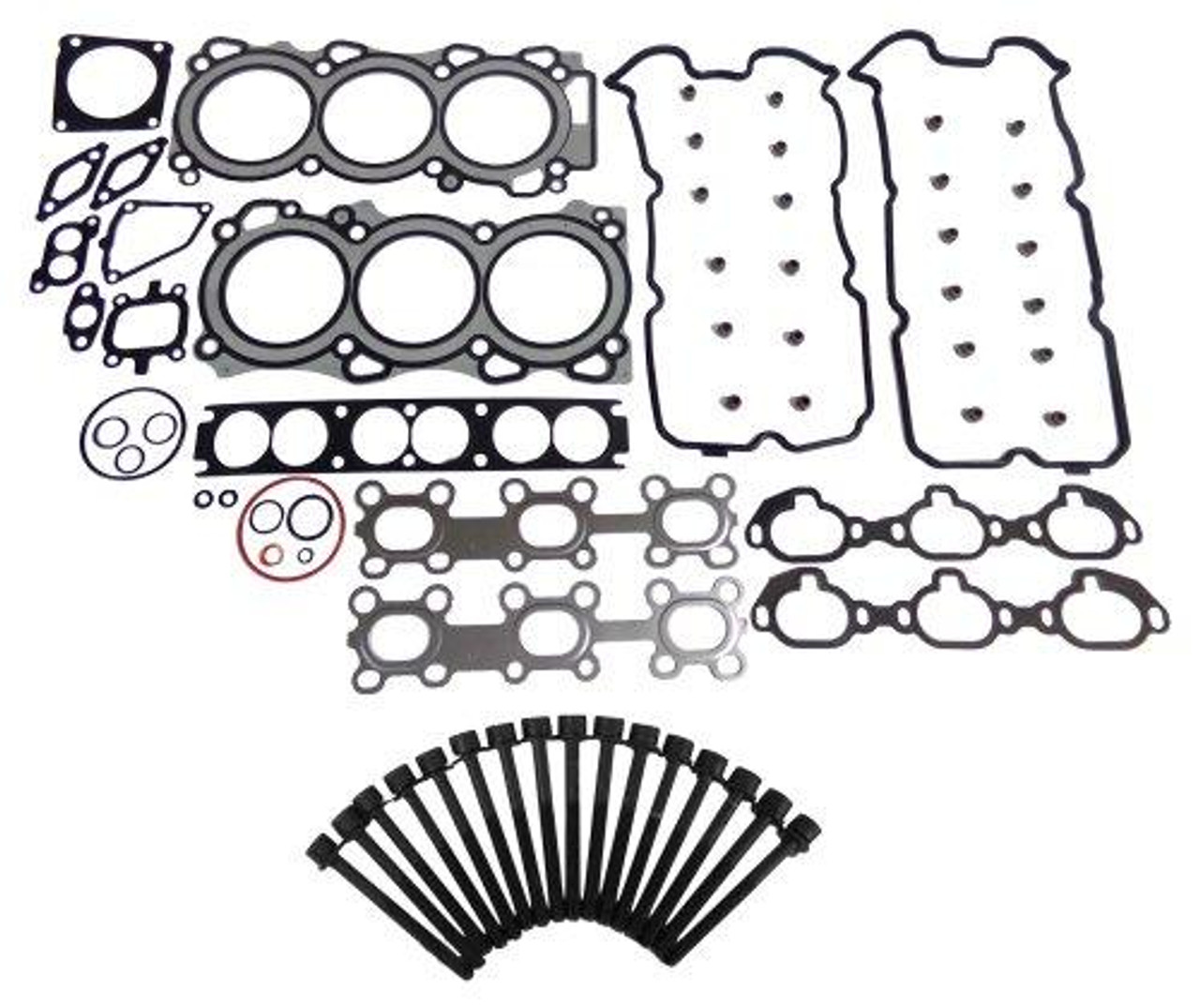 Head Gasket Set with Head Bolt Kit - 2002 Infiniti QX4 3.5L Engine Parts # HGB644ZE2