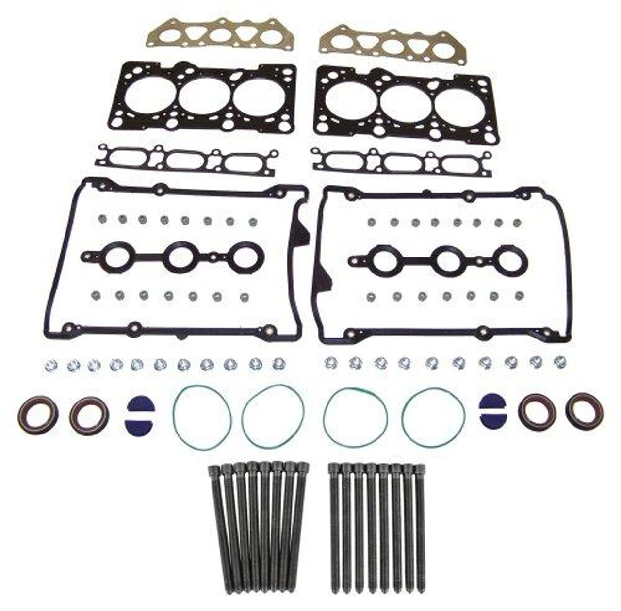 Head Gasket Set with Head Bolt Kit - 2004 Audi A6 Quattro 2.7L Engine Parts # HGB804ZE5