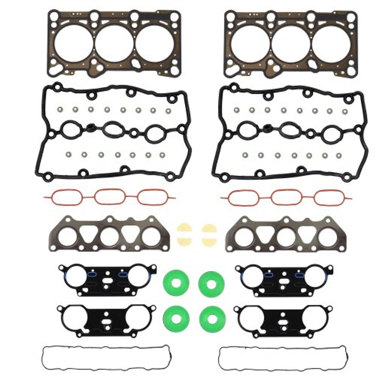 Head Gasket Set with Head Bolt Kit - 2002 Audi A6 3.0L Engine Parts # HGB812ZE13