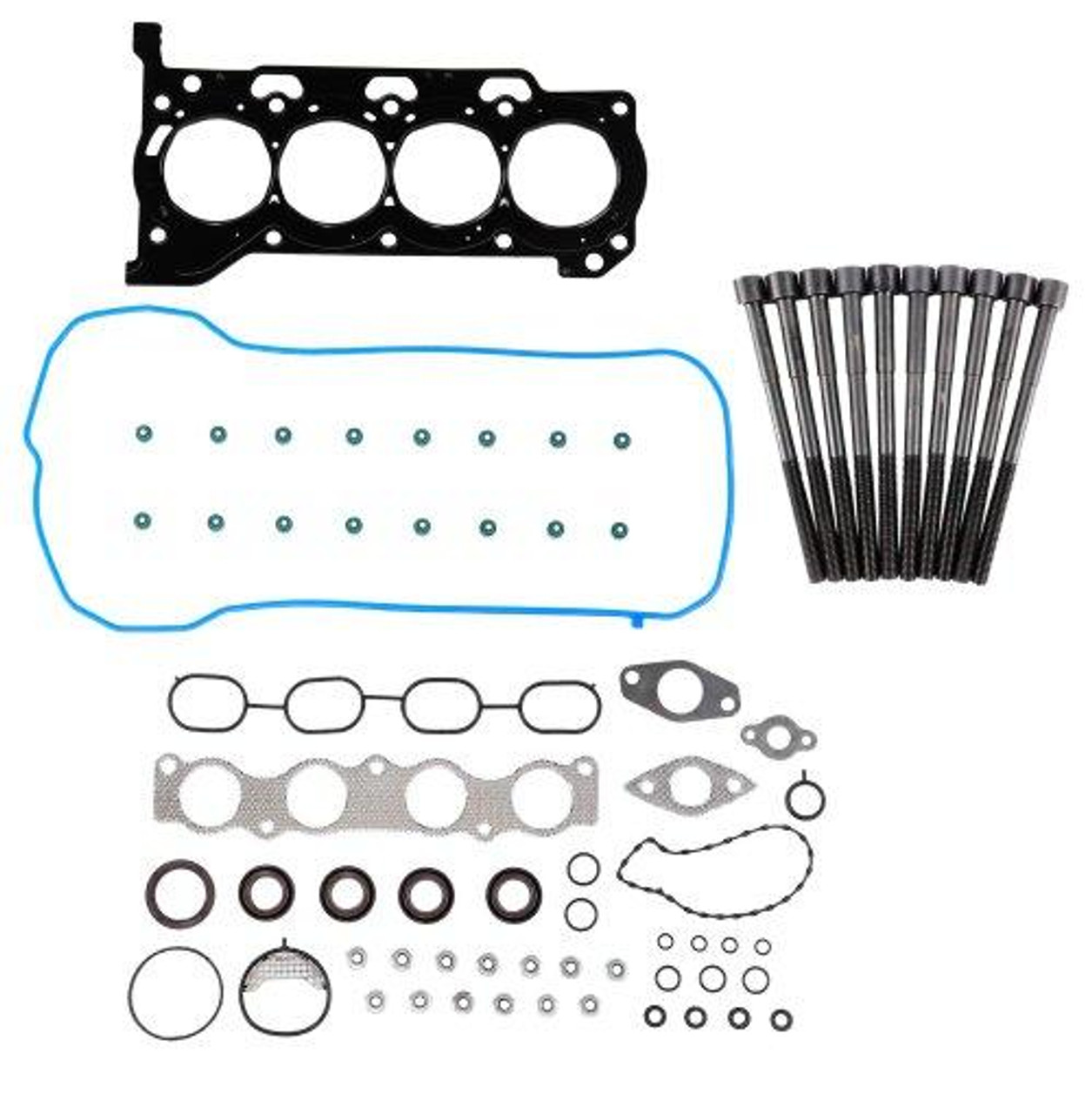 Head Gasket Set with Head Bolt Kit - 2014 Toyota Corolla 1.8L Engine Parts # HGB928ZE15