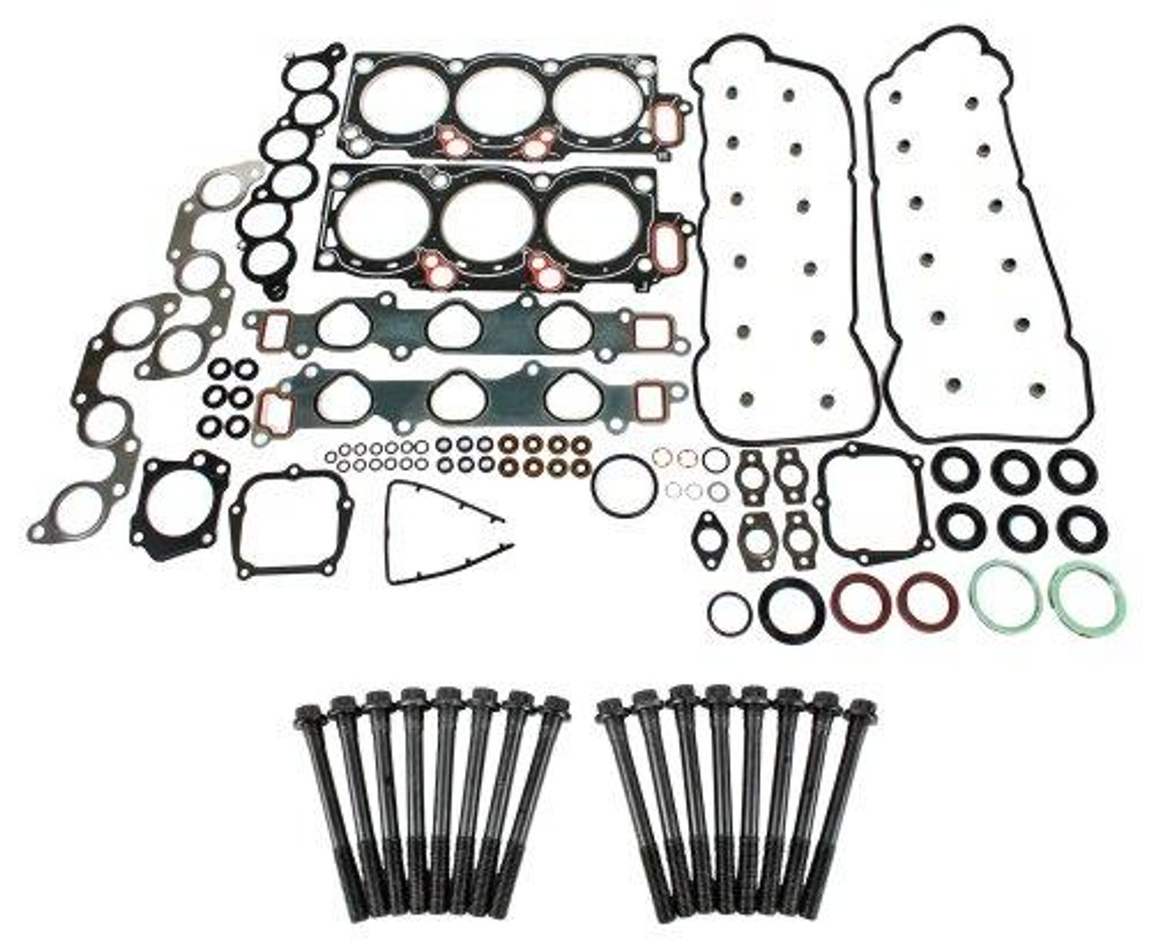 Head Gasket Set with Head Bolt Kit - 2003 Toyota Solara 3.0L Engine Parts # HGB961ZE9