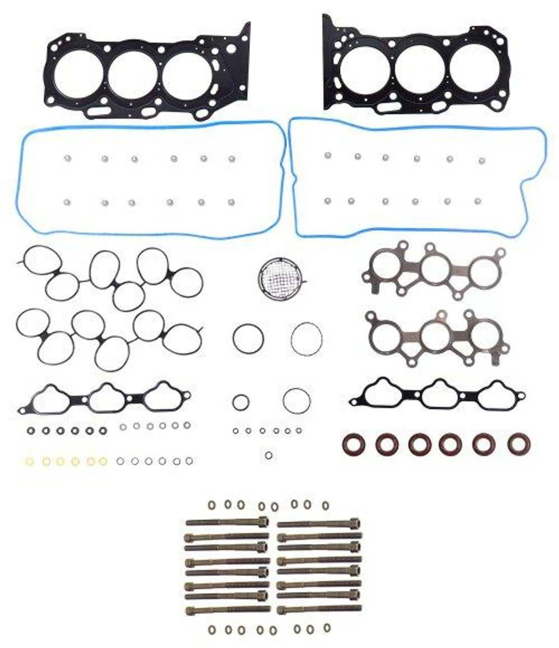 Head Gasket Set with Head Bolt Kit - 2008 Lexus GS350 3.5L Engine Parts # HGB964ZE2