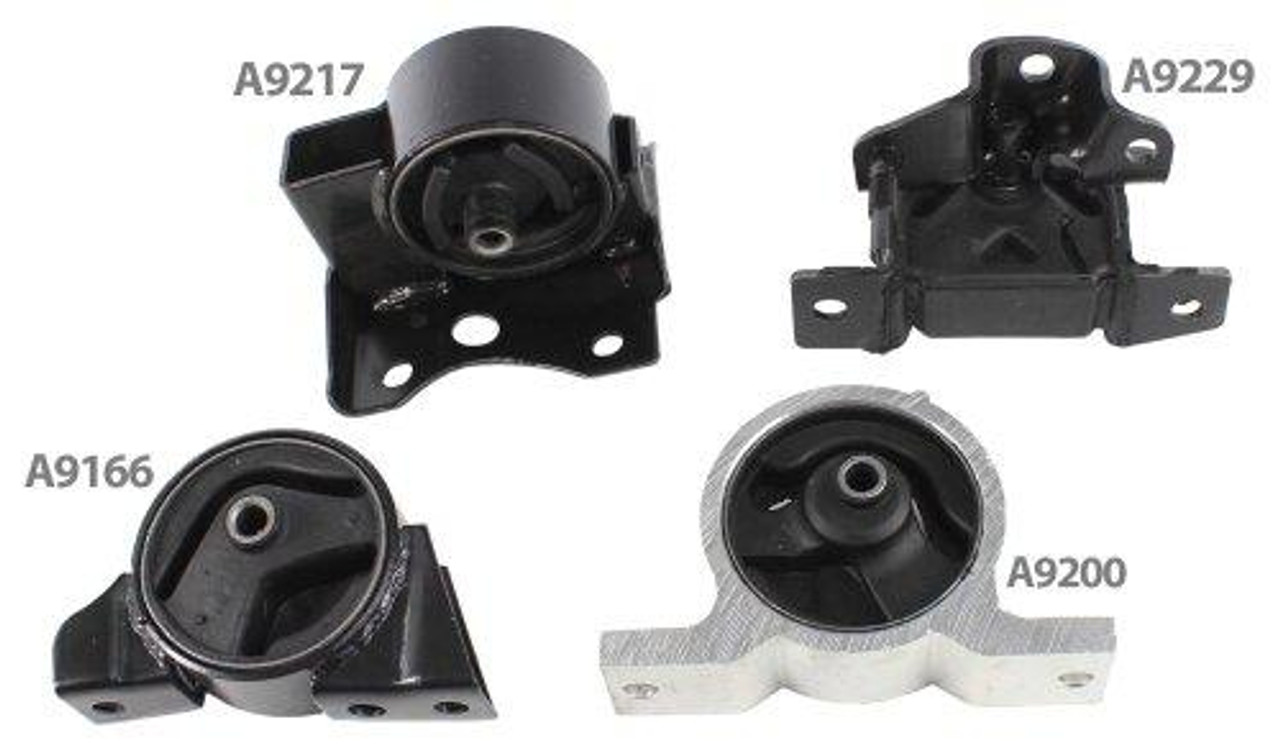 Motor Mount Kit - 2000 Nissan Sentra 1.8L Engine Parts # MMK1001ZE1