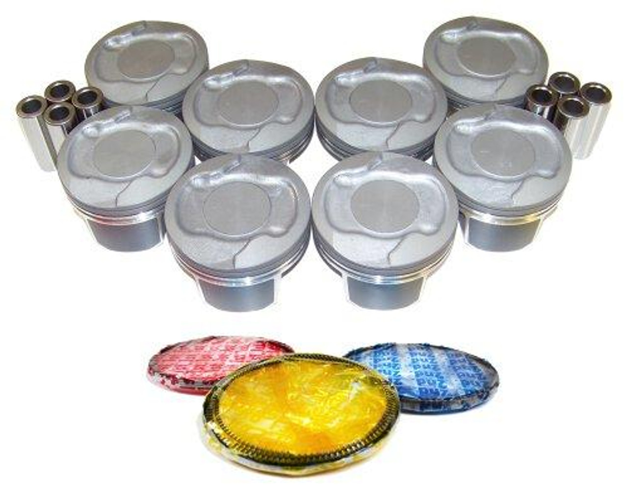 Piston Set with Rings - 2008 Jeep Commander 4.7L Engine Parts # PRK1102ZE21