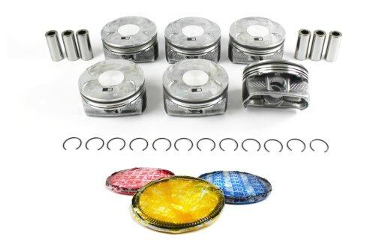 Piston Set with Rings - 2011 Chrysler 200 3.6L Engine Parts # PRK1169ZE1